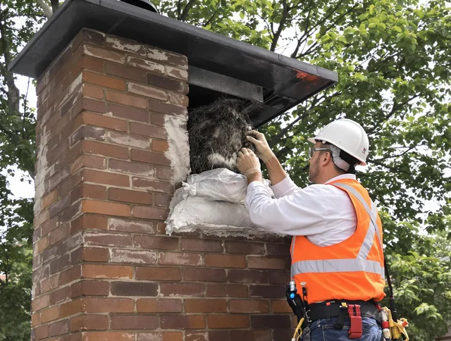 Humane removal of debris and animals by Montebello Chimney Sweep in Montebello, CA