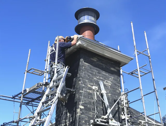 Sturdy chimney crown finished by Montebello Chimney Sweep in Montebello, CA