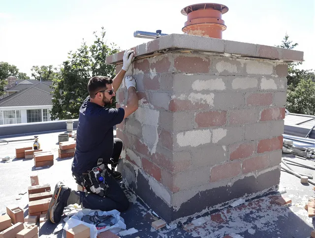 Advanced chimney repair process by Montebello Chimney Sweep in Montebello, CA