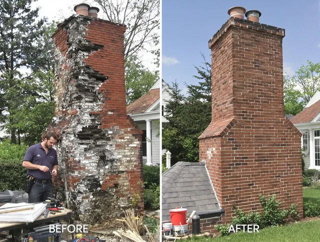 Montebello Chimney Sweep performing a full chimney restoration in Montebello, CA