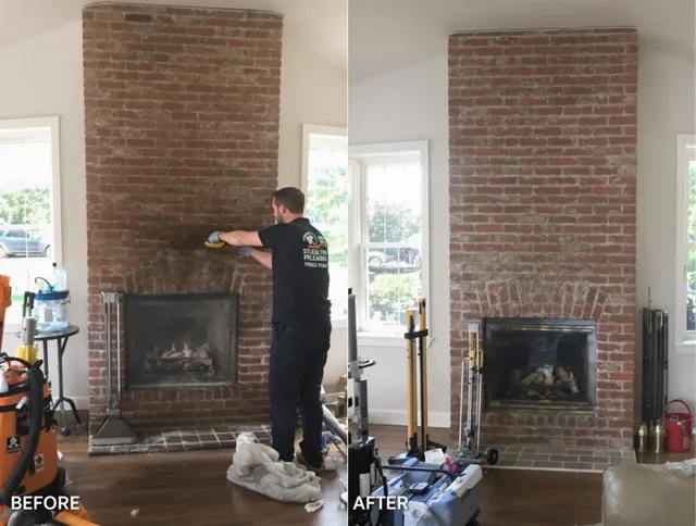 Finished chimney sweeping service by Montebello Chimney Sweep in Montebello, CA